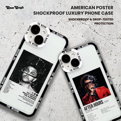 American Poster Shockproof Luxury Phone Case – iPhone 11 to 15 Pro Max