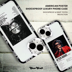 American Poster Shockproof Luxury Phone Case – iPhone 11 to 15 Pro Max