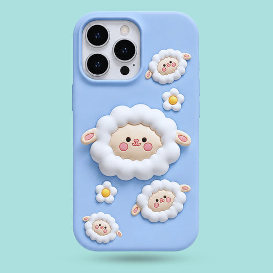 iPhone 12 Pro Max - Cute 3D Sheep Case