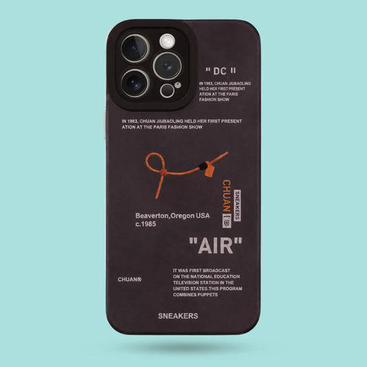 iPhone 16 Pro Max - Black Sneaker Label Edition Case