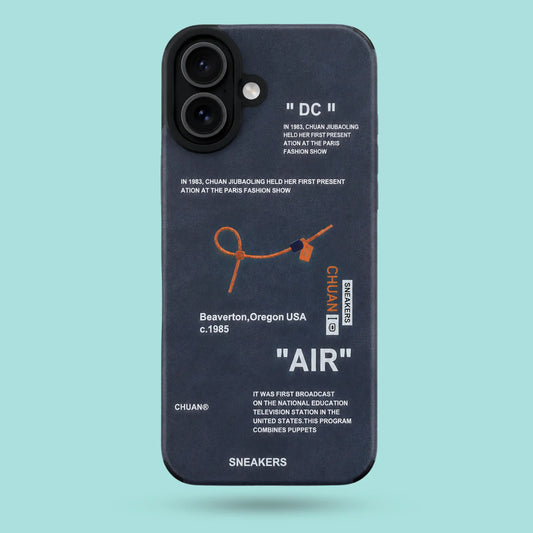 iPhone 16 - Blue Sneaker Label Edition Case