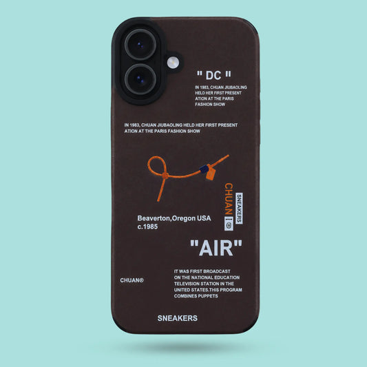 iPhone 16 - Black Sneaker Label Edition Case