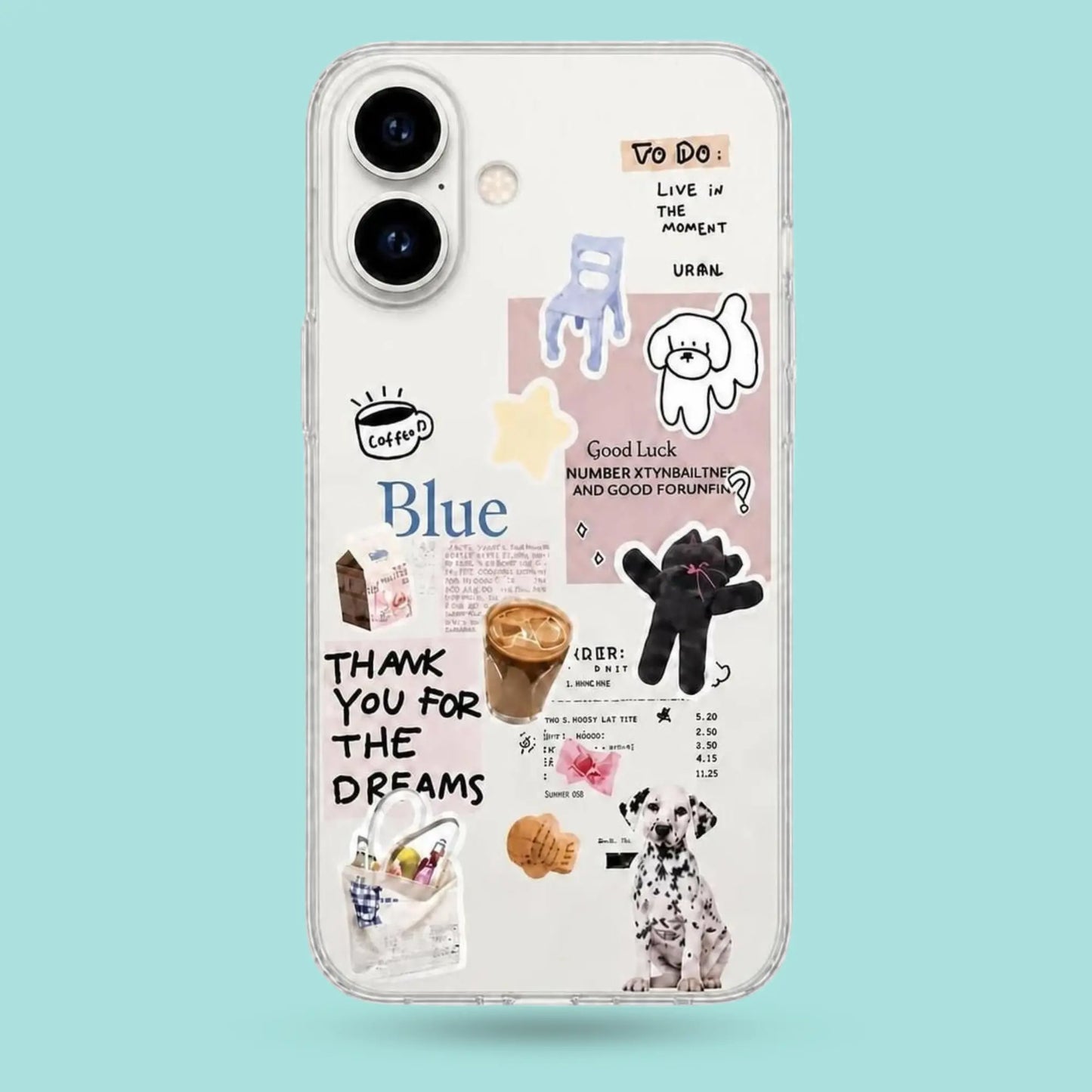 iPhone 16 - Blue Dreams Clear Case