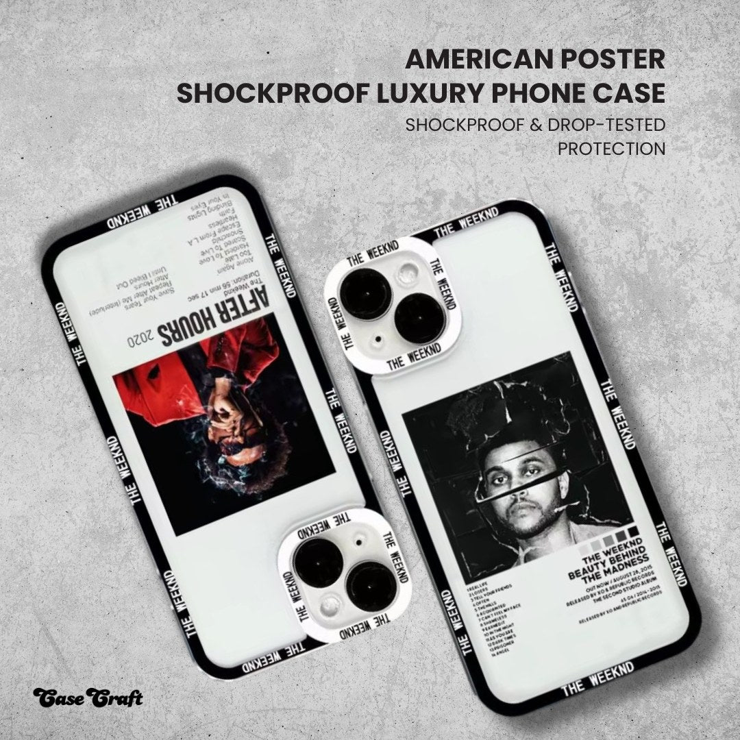 American Poster Shockproof Luxury Phone Case – iPhone 11 to 15 Pro Max