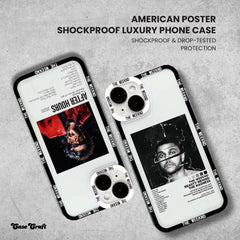American Poster Shockproof Luxury Phone Case – iPhone 11 to 15 Pro Max